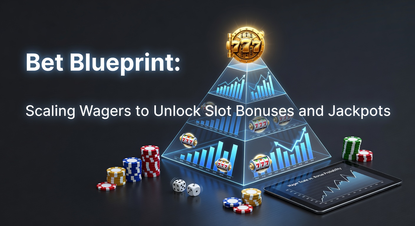 Animated slot reels showing wager sizes escalating with bonus symbols lighting up and jackpot meters filling rapidly