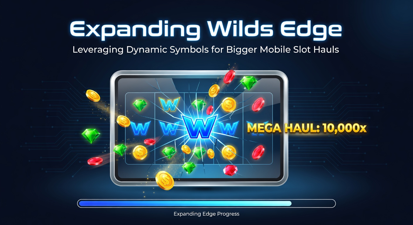 Vibrant mobile slot screen showing expanding wild symbols covering multiple reels during a spin, with glowing effects and jackpot counters ticking up