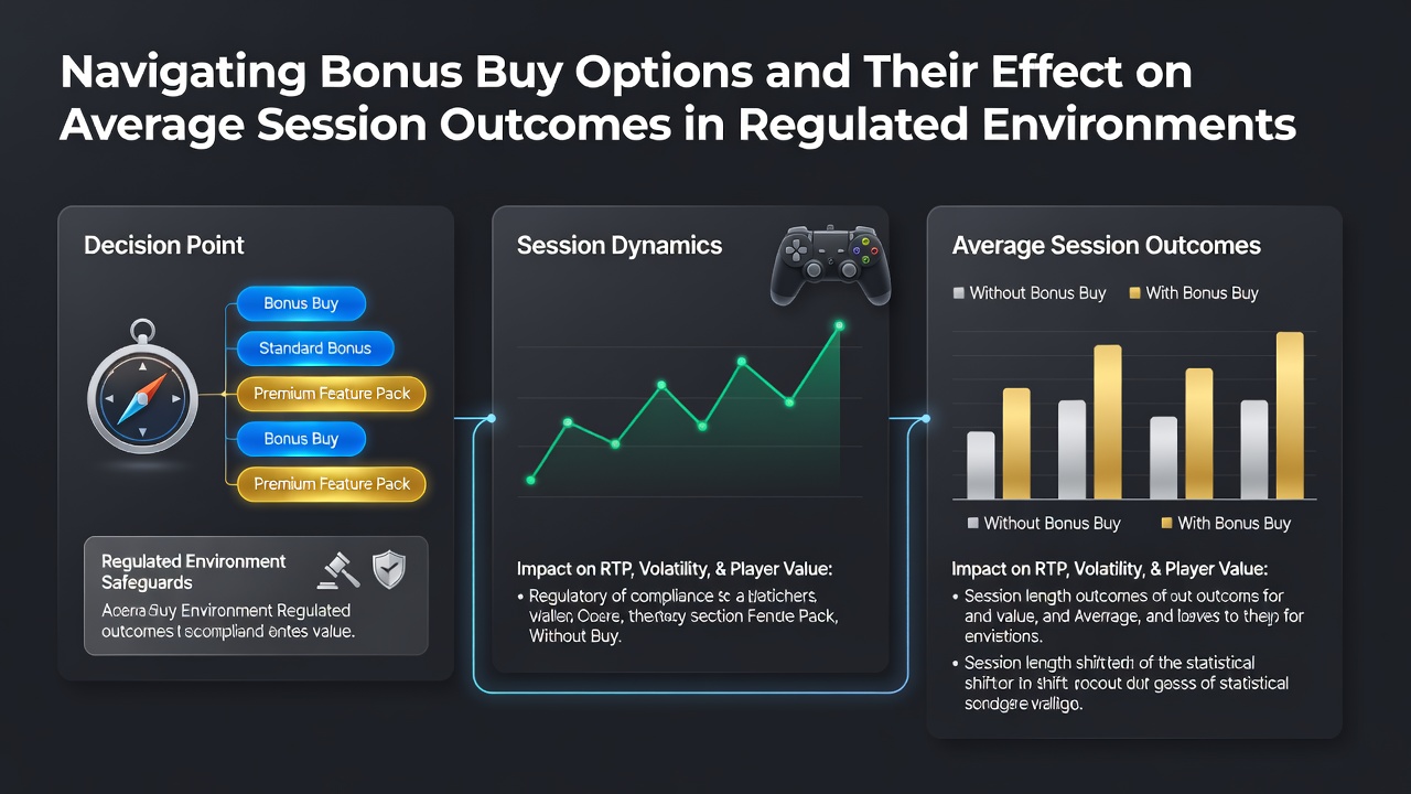 Slot game interface displaying bonus buy purchase screen with RTP indicators