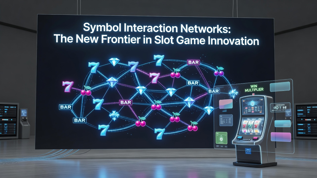 Close-up of slot interface showing glowing connections between symbols during a network-triggered bonus sequence