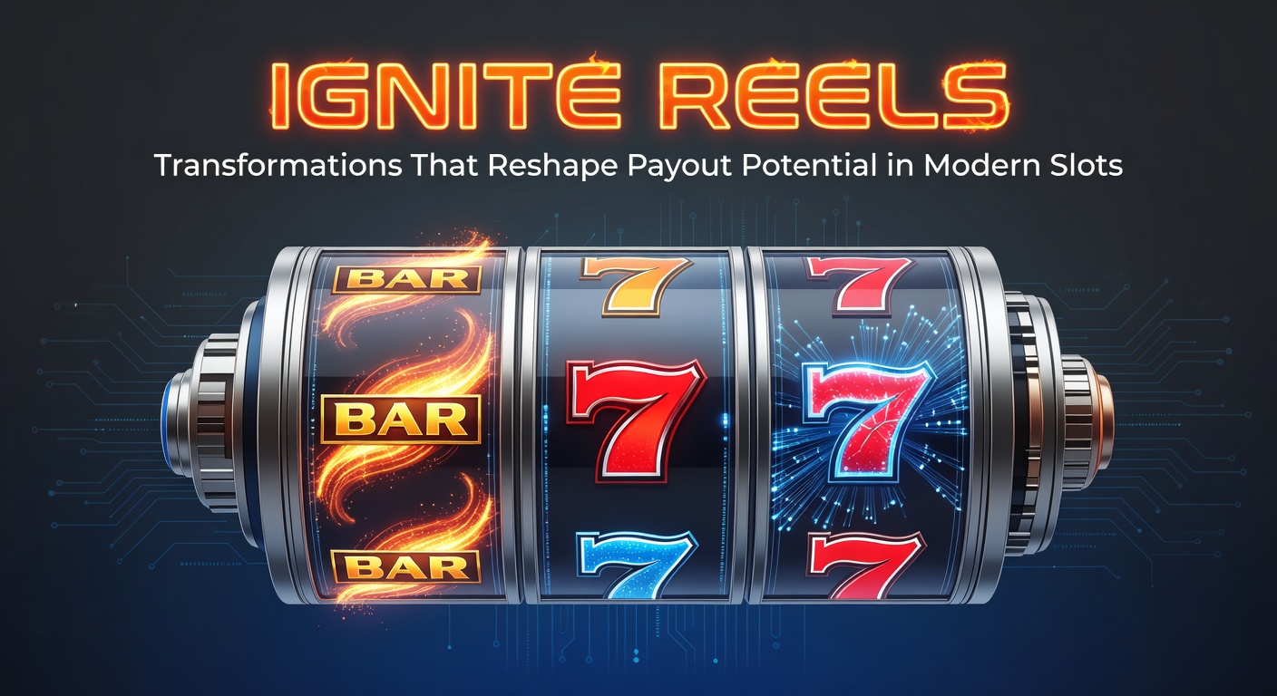 Vibrant slot reels transforming with glowing symbol upgrades, low-value icons morphing into high-value ones mid-spin for explosive payouts