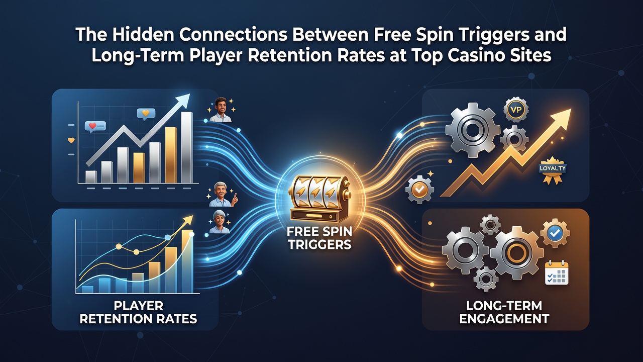 Visualization of slot game interfaces highlighting free spin activation points and player session data overlays