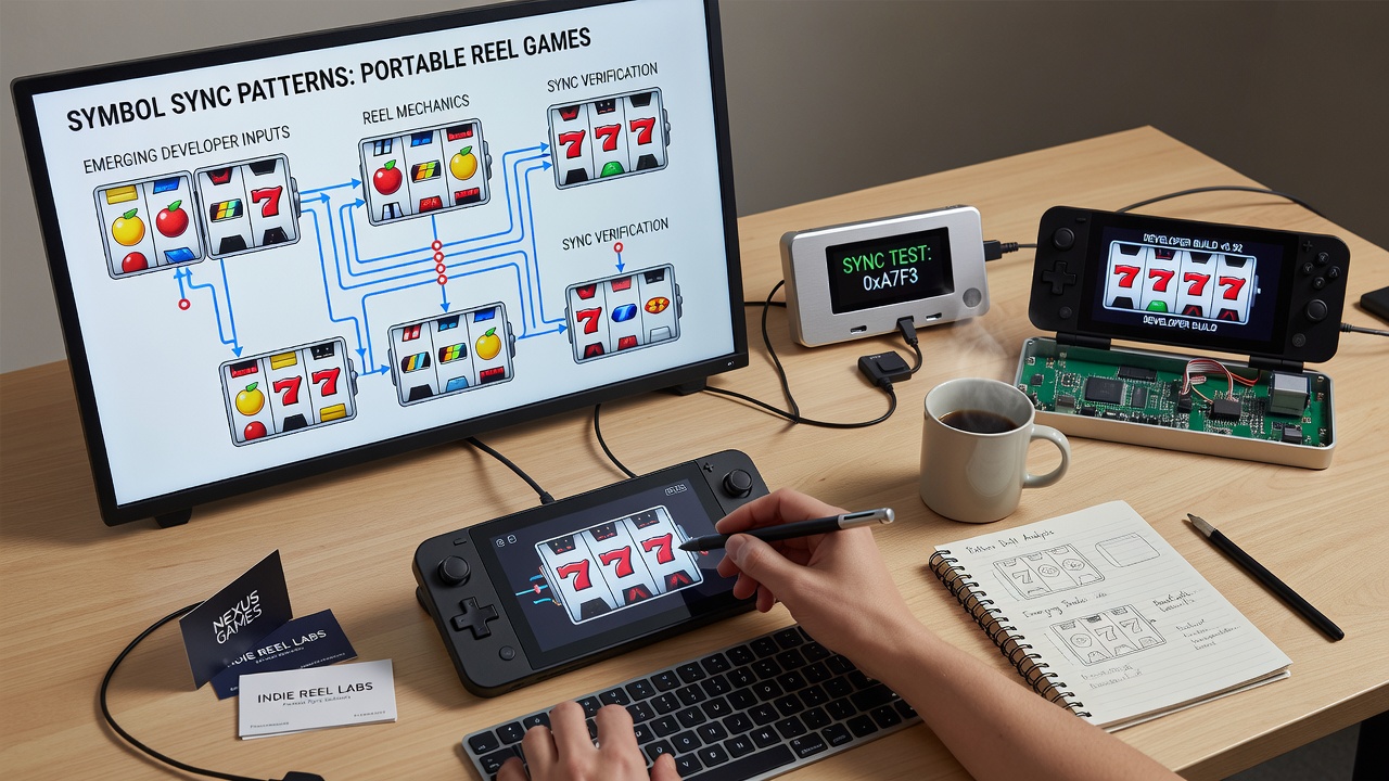 Close-up view of mobile slot interface highlighting synchronized symbol clusters during active gameplay from independent developer releases